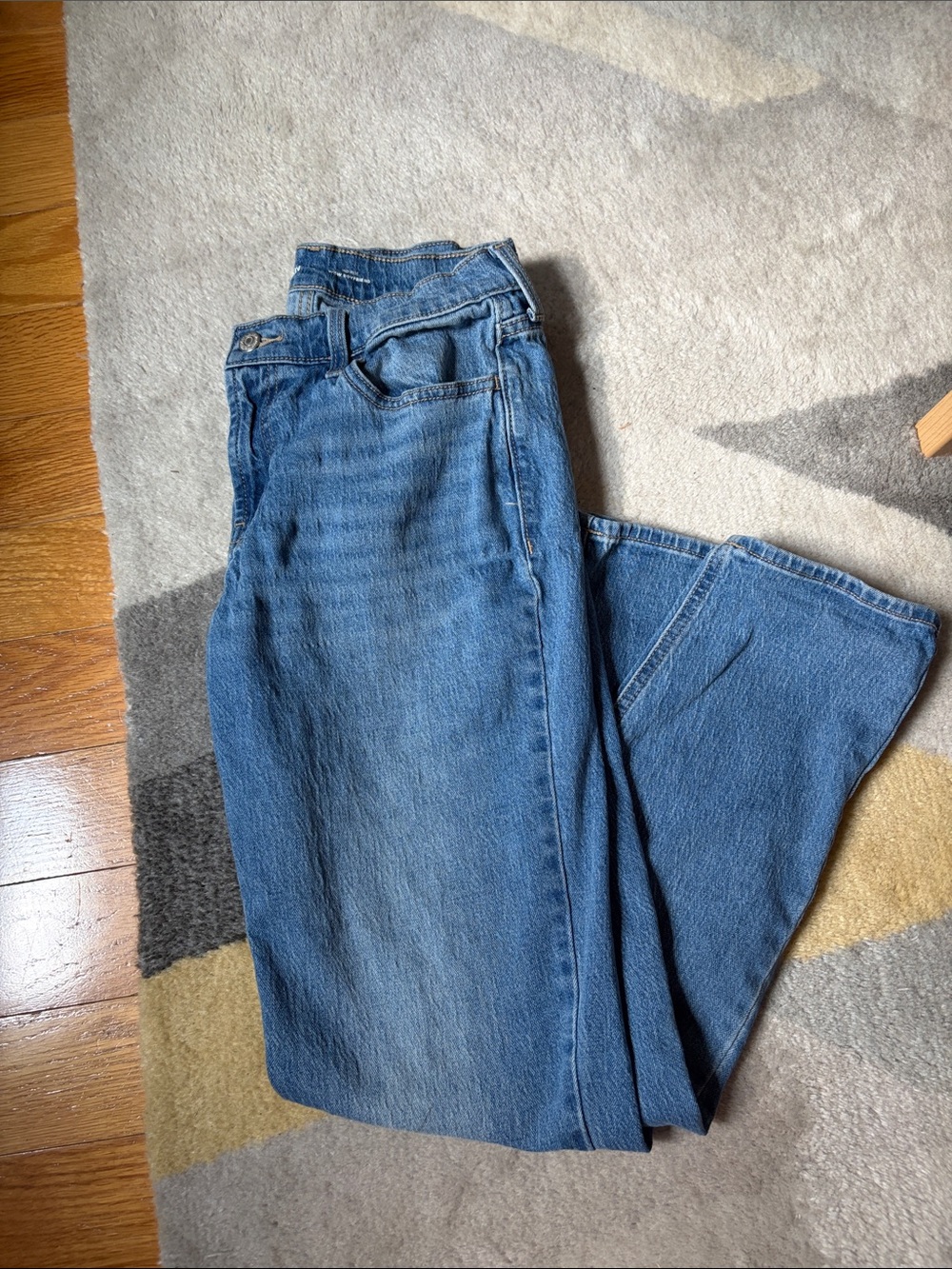 Old Navy Blue Boyfriend Jeans